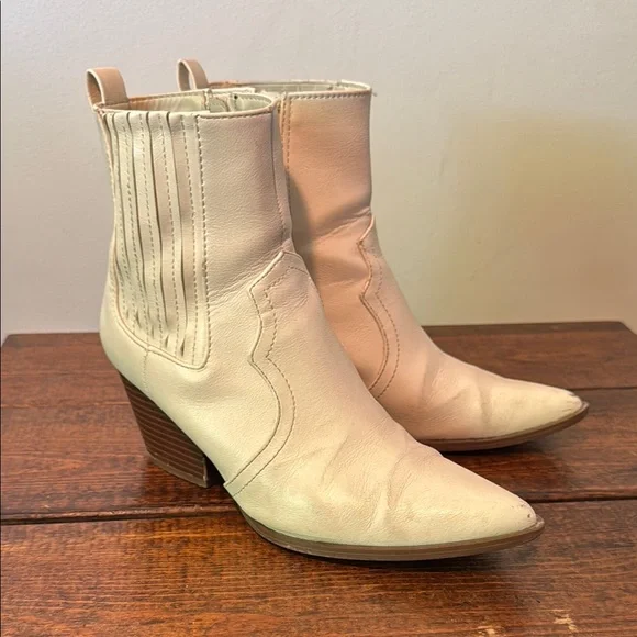 Western Block Heel Ankle Boots - Picture 5 of 7